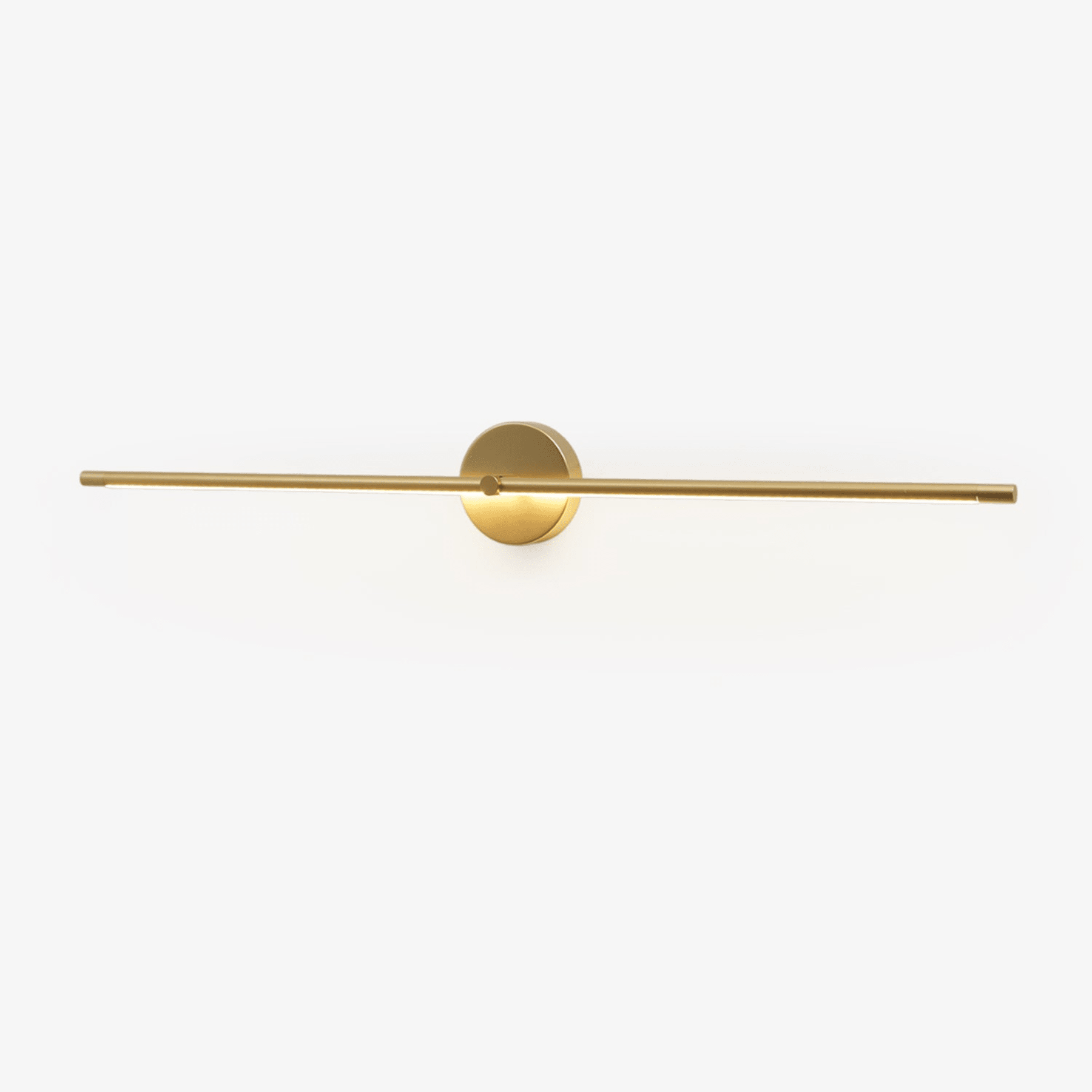 Minimalist Satin Black Metal Wall Sconce | Warm LED Light for Living Room, Bedroom, Hallway 1