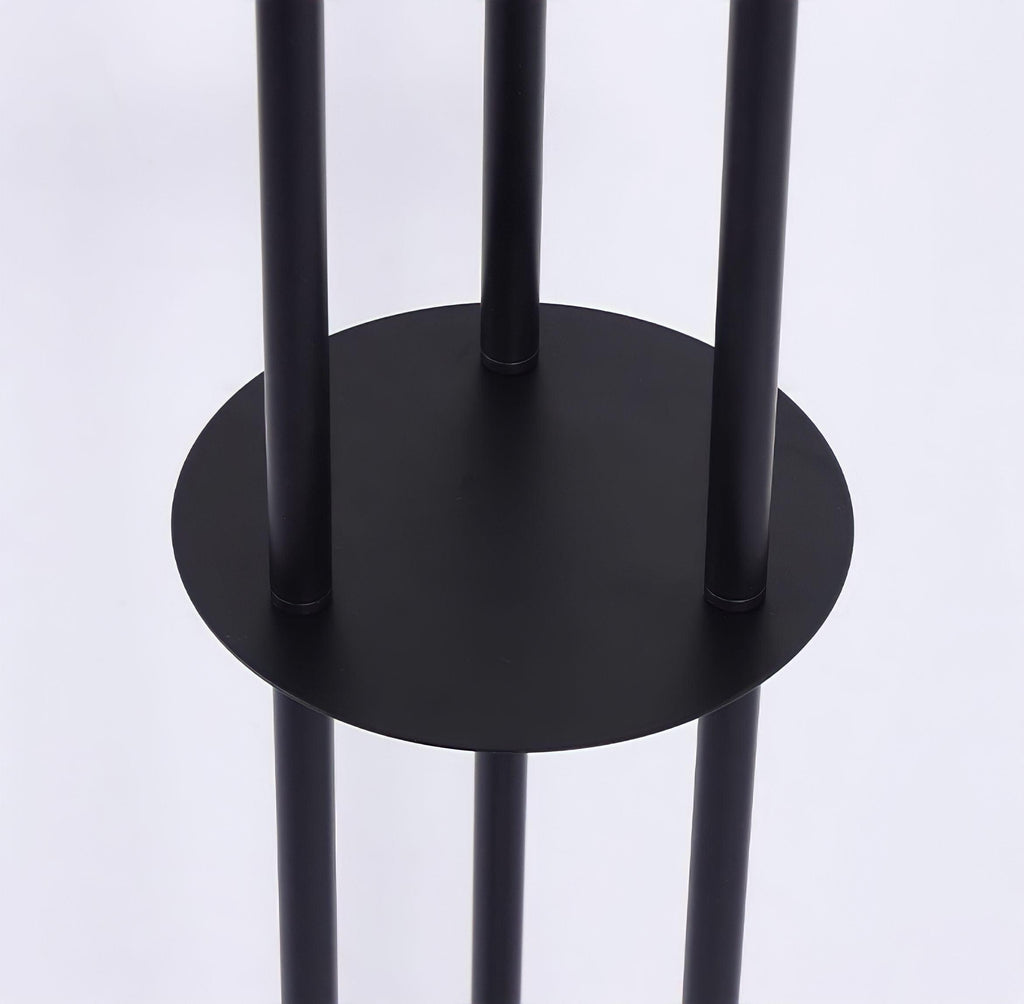 Modern Aluminium 3-Light LED Floor Lamp | Dimmable Remote Control for Living Room 5