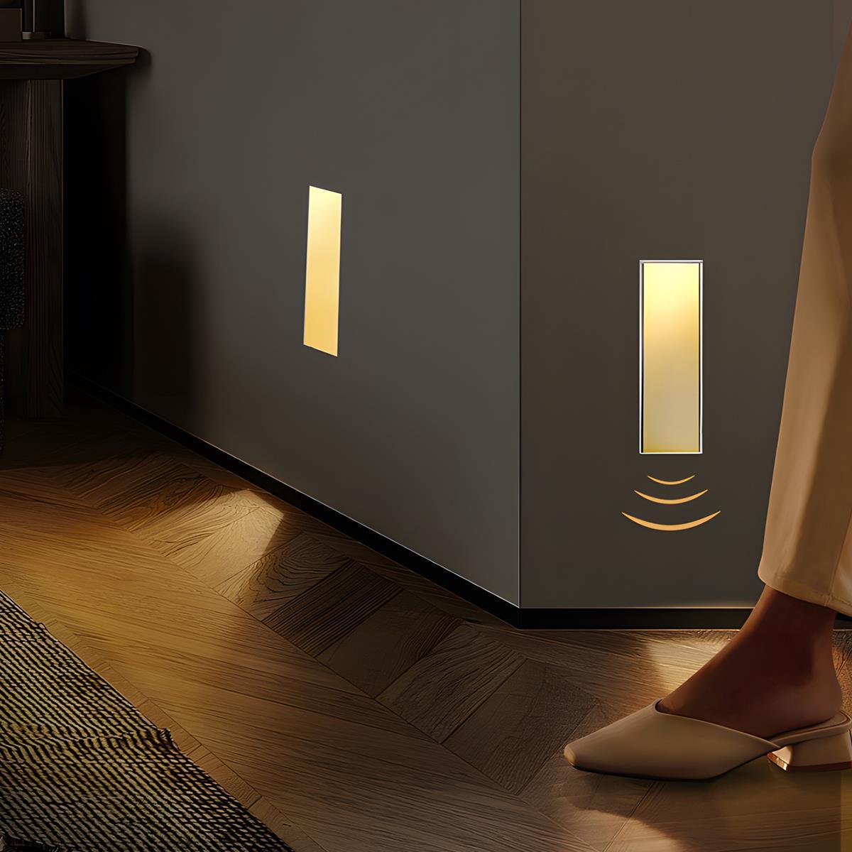 Modern Aluminium LED Wall Sconce | Motion Sensor Lighting for Hallway 2