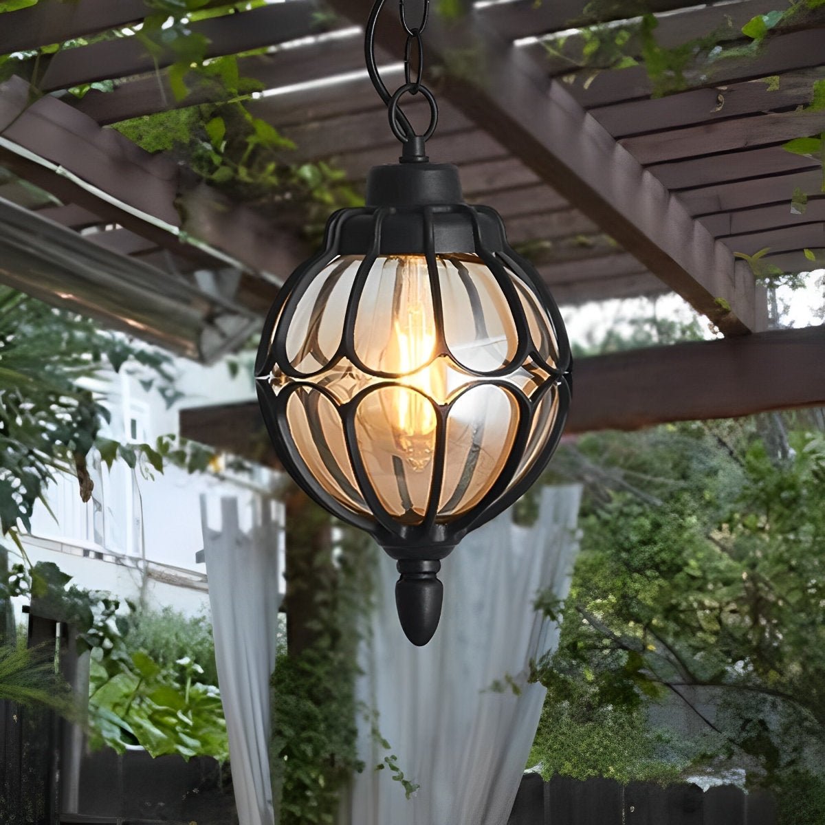 Modern Aluminium Outdoor Pendant Light | Waterproof Hanging Chandelier for Garden 0