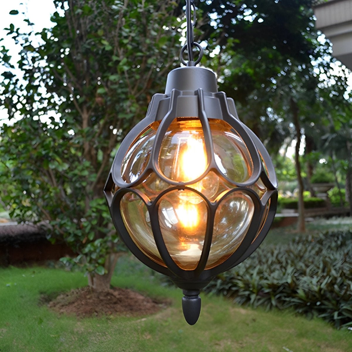 Modern Aluminium Outdoor Pendant Light | Waterproof Hanging Chandelier for Garden 10