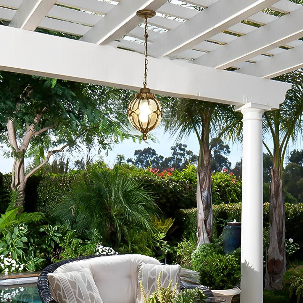 Modern Aluminium Outdoor Pendant Light | Waterproof Hanging Chandelier for Garden 2