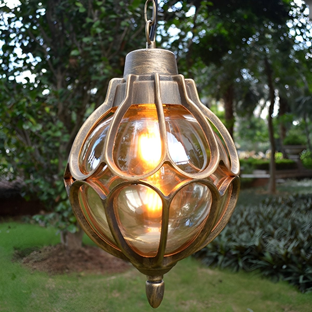 Modern Aluminium Outdoor Pendant Light | Waterproof Hanging Chandelier for Garden 3