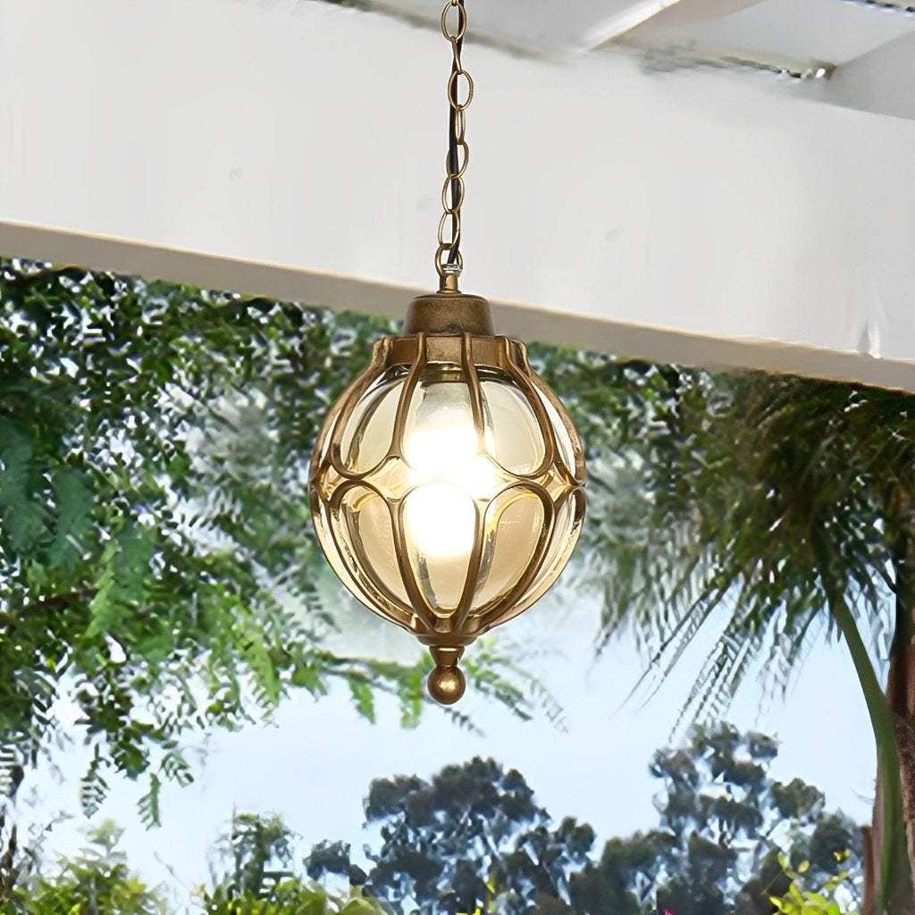 Modern Aluminium Outdoor Pendant Light | Waterproof Hanging Chandelier for Garden 5