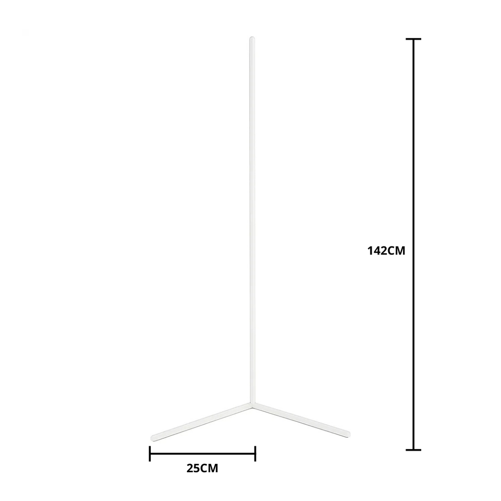Modern Aluminium RGB LED Floor Lamp | Dimmable Remote Control Light for Living Room 4