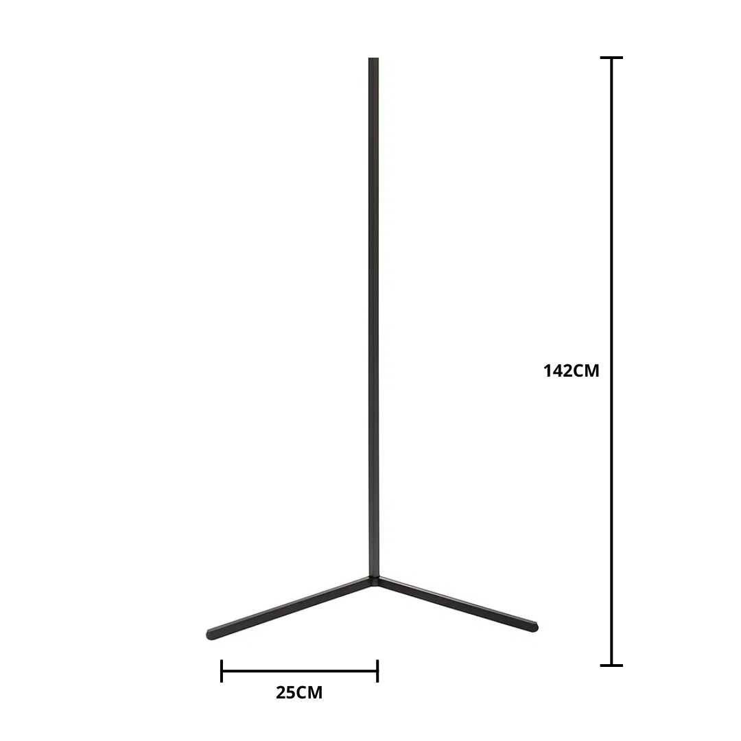 Modern Aluminium RGB LED Floor Lamp | Dimmable Remote Control Light for Living Room 5