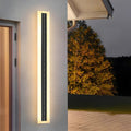 Modern Aluminum Solar Outdoor LED Strip Light | Waterproof Garden Wall Lamp for Patio 0