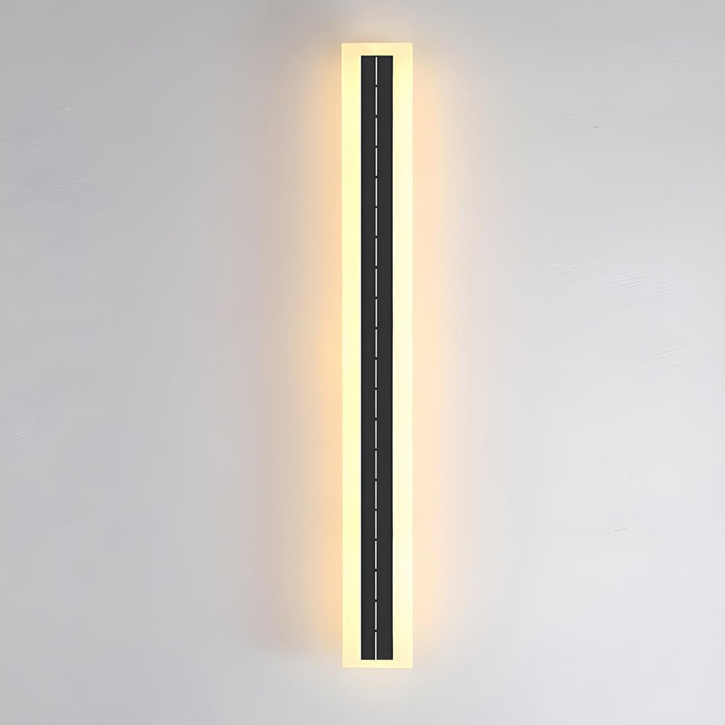 Modern Aluminum Solar Outdoor LED Strip Light | Waterproof Garden Wall Lamp for Patio 5