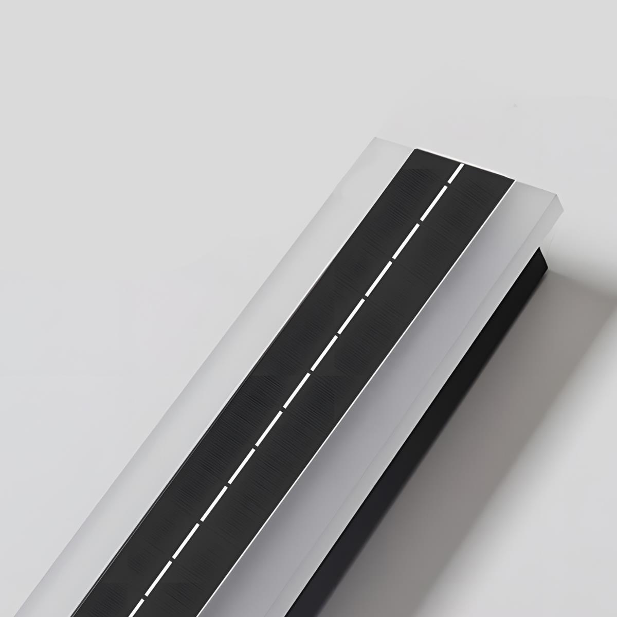 Modern Aluminum Solar Outdoor LED Strip Light | Waterproof Garden Wall Lamp for Patio 7