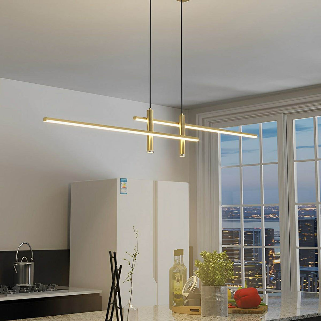 Modern Black Aluminum Pendant Light | Adjustable 3 Colour Temperatures for Kitchen 4