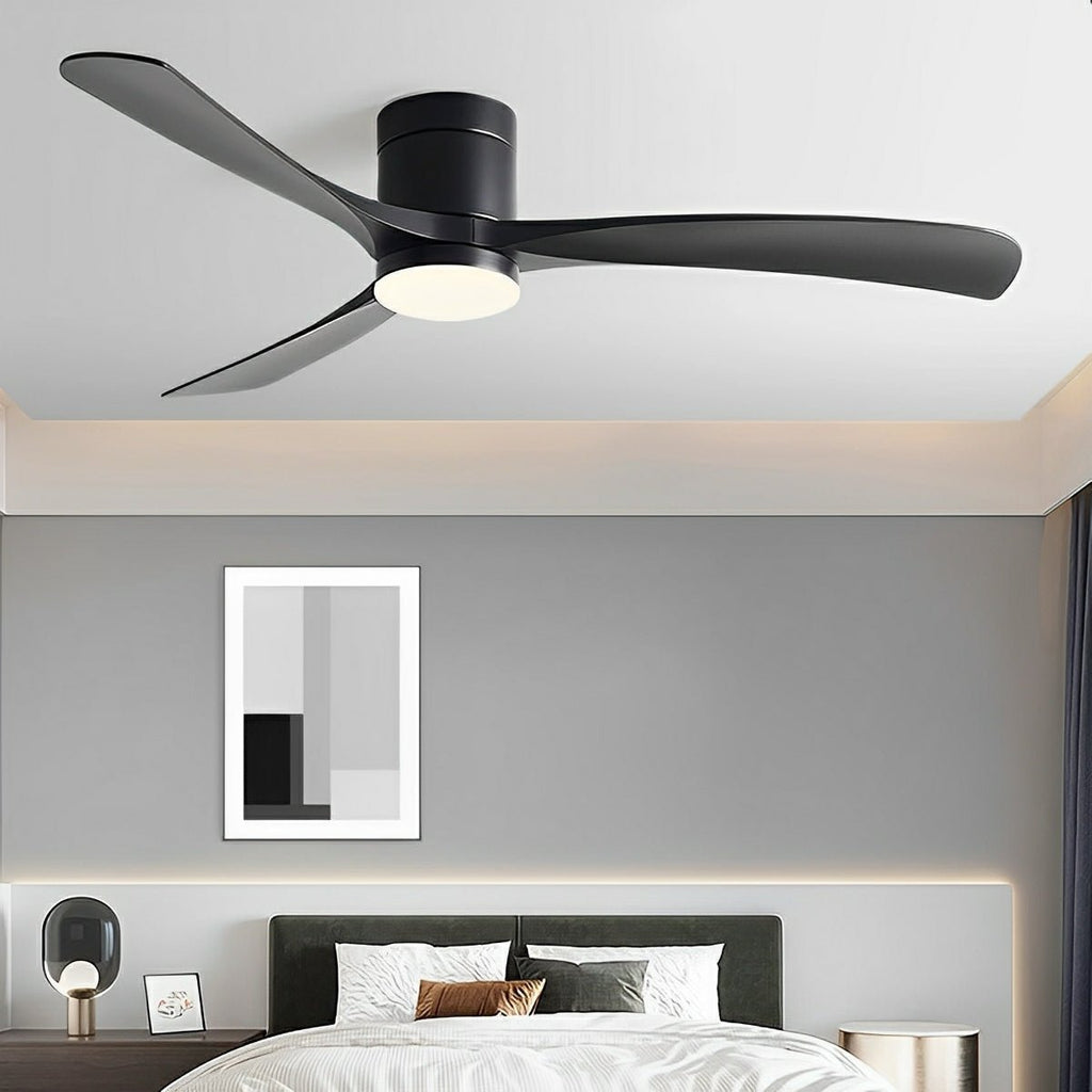 Modern Copper Ceiling Fan Light | Dimmable LED with Remote Control for Living Room 4