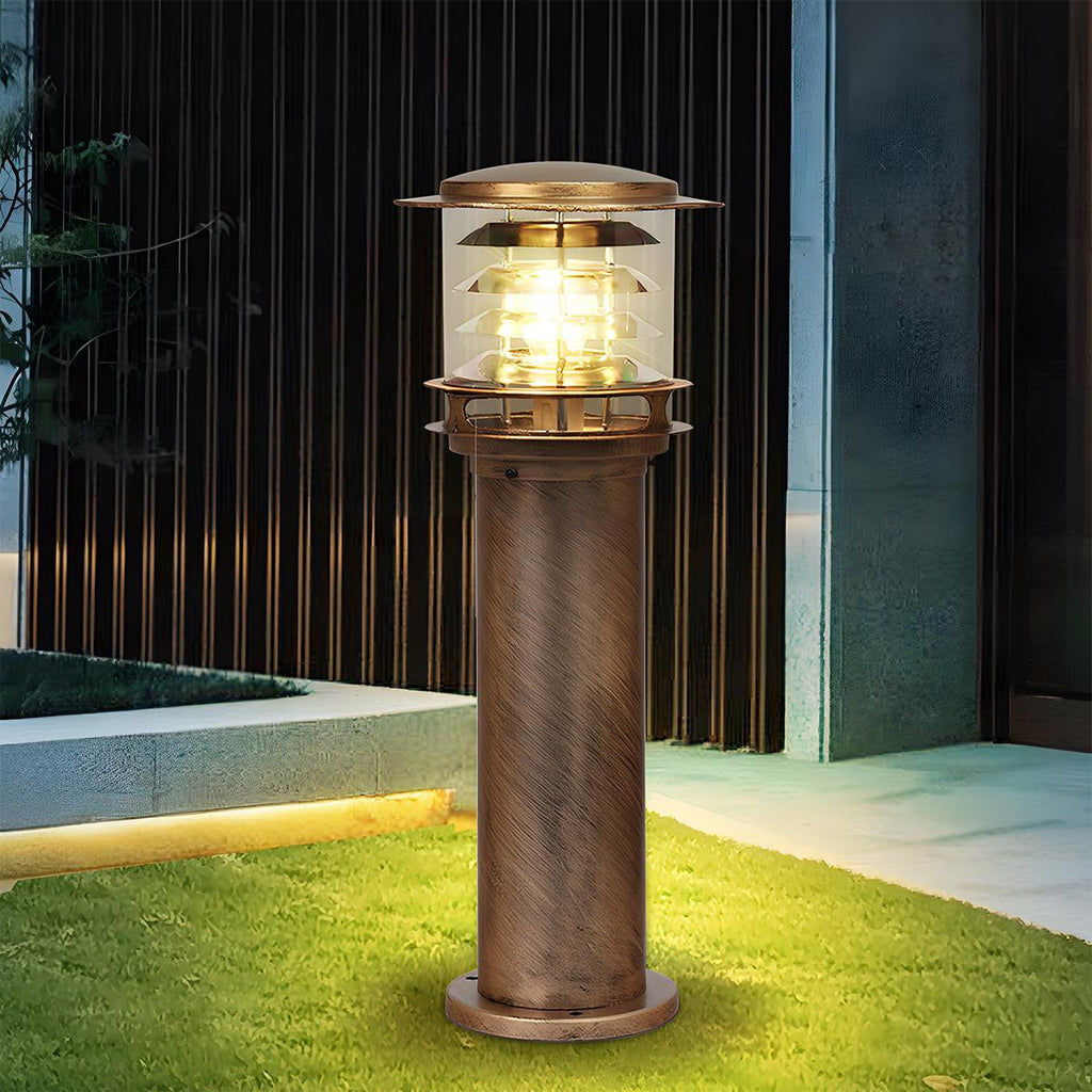 Modern Die-Cast Aluminium LED Outdoor Lamp Post | Waterproof Tiered Garden Light for Patios and Pathways 1