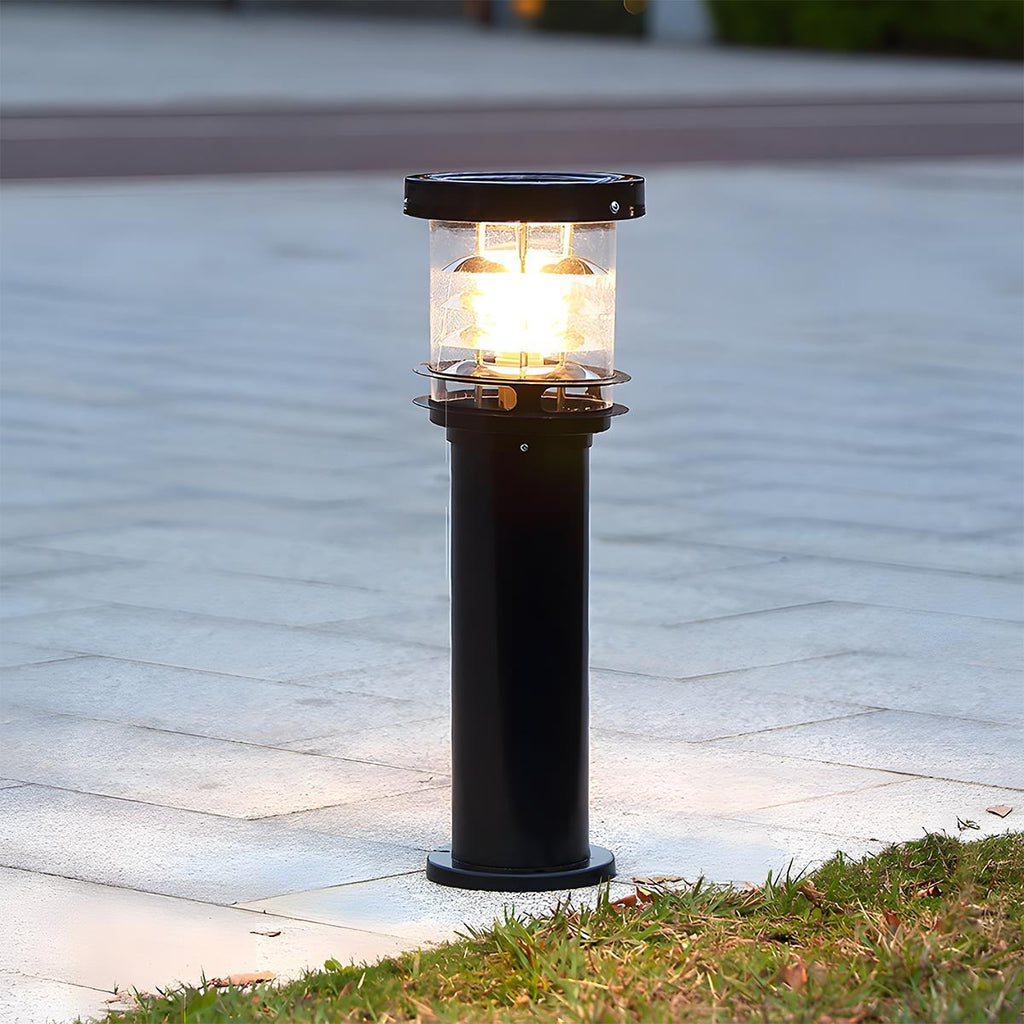 Modern Die-Cast Aluminium LED Outdoor Lamp Post | Waterproof Tiered Garden Light for Patios and Pathways 3
