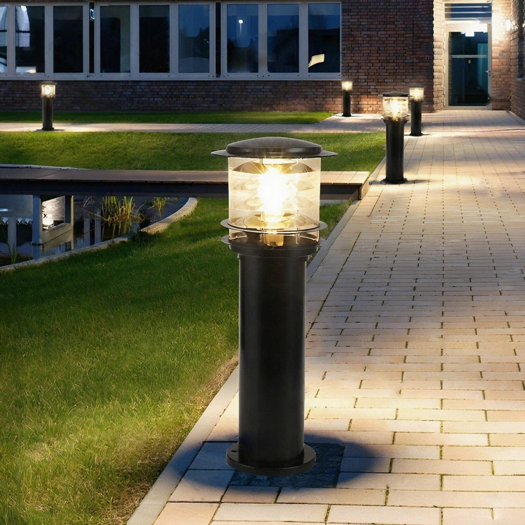 Modern Die-Cast Aluminium LED Outdoor Lamp Post | Waterproof Tiered Garden Light for Patios and Pathways 9