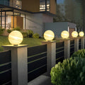 Modern Die-Cast Aluminium Outdoor Post Light with Glass Globe | Waterproof Pole Light for Garden Pathway 0
