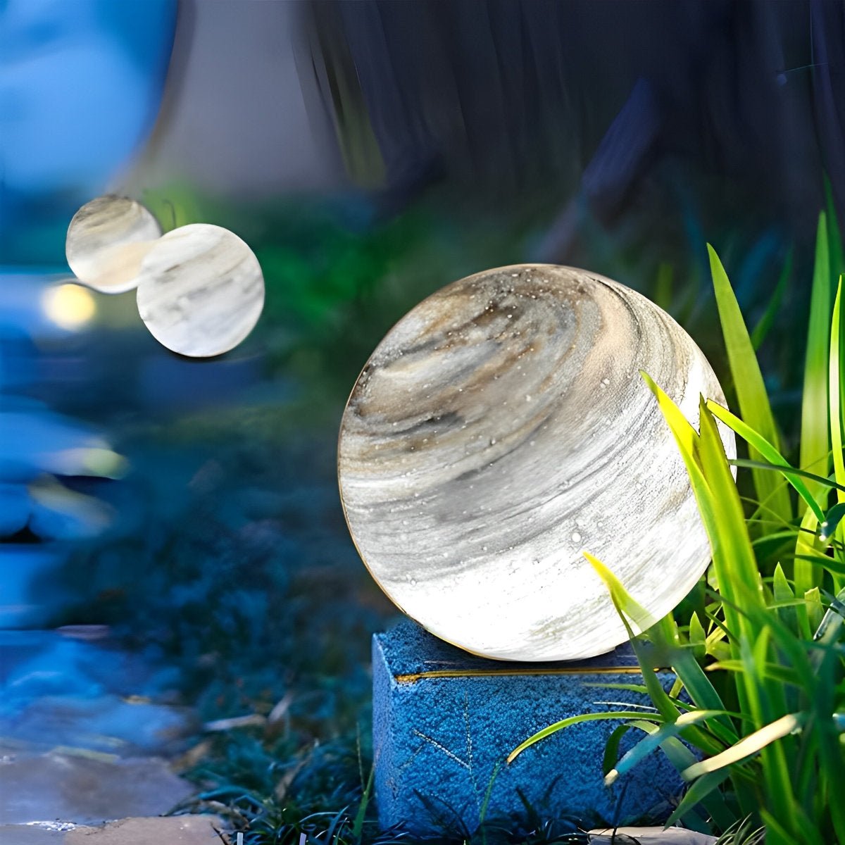 Modern Die-Cast Aluminium Outdoor Post Light with Glass Globe | Waterproof Pole Light for Garden Pathway 6