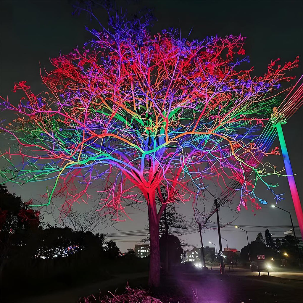 Modern Die-Cast Aluminium Outdoor Spotlight | Waterproof RGB LED Lighting for Garden 2