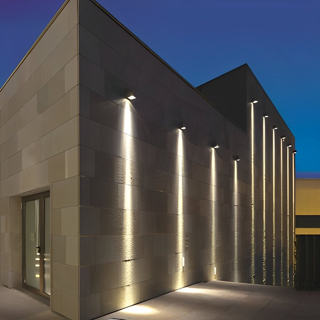 Modern Die-Cast Aluminium Outdoor Wall Lights | Waterproof LED Spotlight for Exterior Use 1