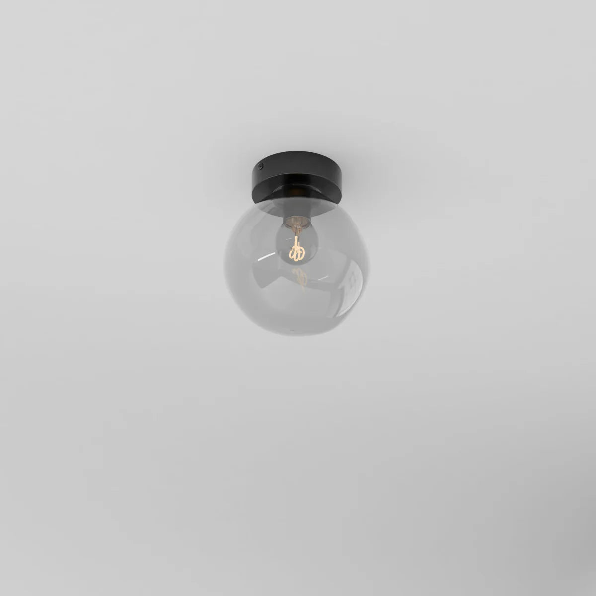 Modern Glass Flush Mount Ceiling Light | Hardwired LED with 3 Colour Temperatures for Living Room 9