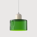 Modern Glass Pendant Light | Adjustable Height E27 Socket for Kitchen Island Lighting 0