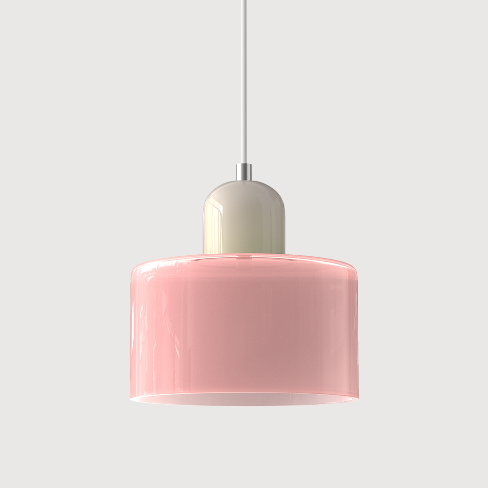 Modern Glass Pendant Light | Adjustable Height E27 Socket for Kitchen Island Lighting 11