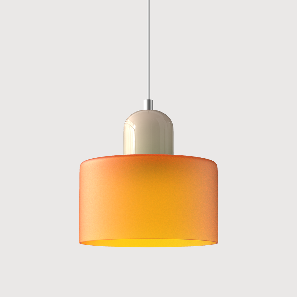 Modern Glass Pendant Light | Adjustable Height E27 Socket for Kitchen Island Lighting 13
