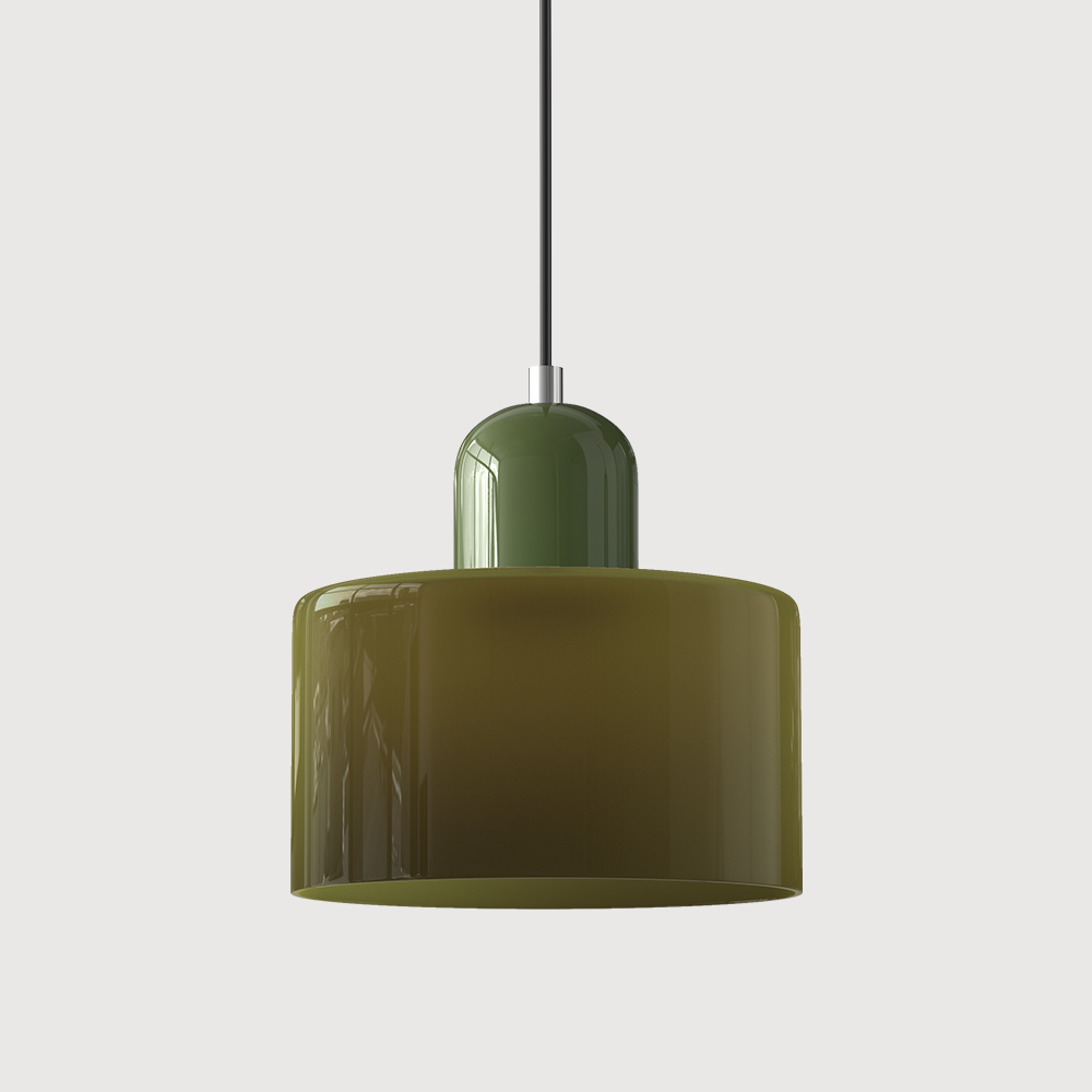 Modern Glass Pendant Light | Adjustable Height E27 Socket for Kitchen Island Lighting 6