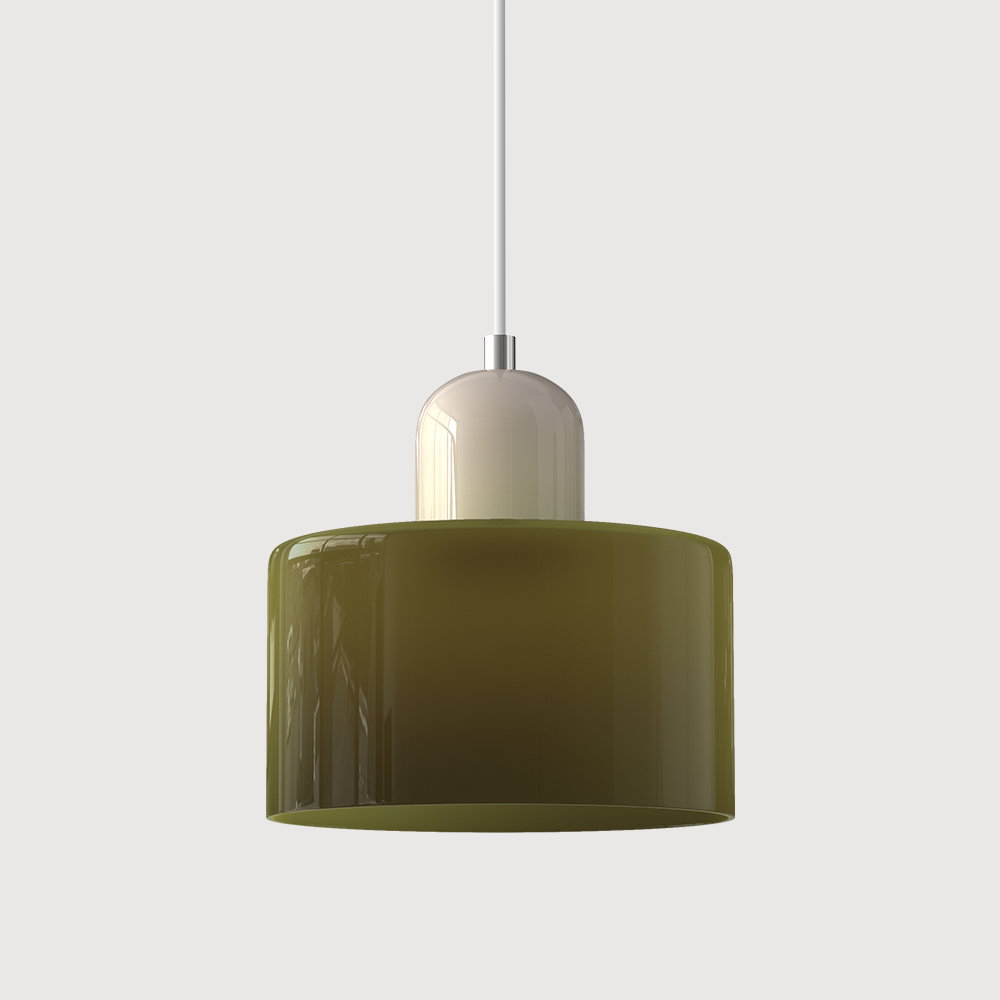 Modern Glass Pendant Light | Adjustable Height E27 Socket for Kitchen Island Lighting 9