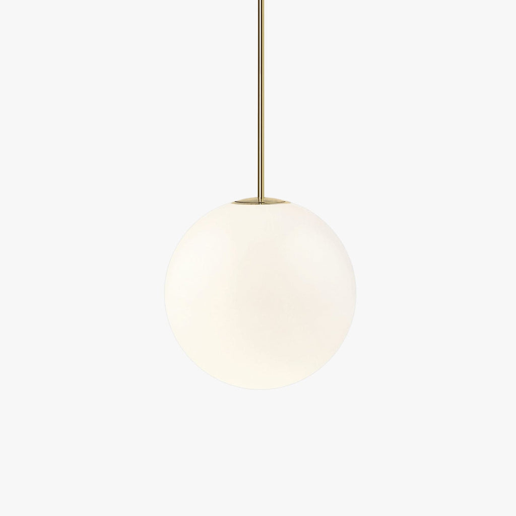 Modern Glossy Glass Pendant Light with Integrated LED | Selectable Light Tones for Kitchen or Dining Room 1