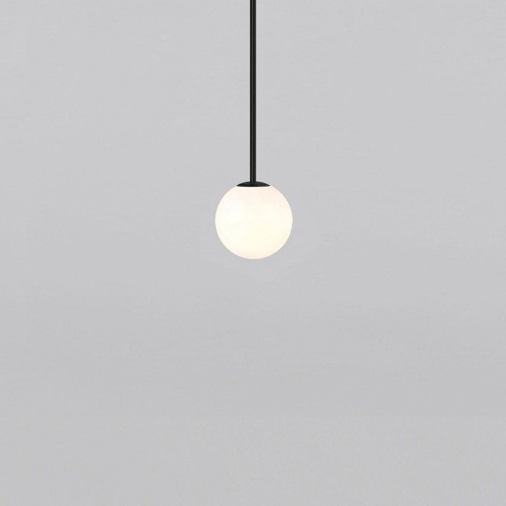 Modern Glossy Glass Pendant Light with Integrated LED | Selectable Light Tones for Kitchen or Dining Room 9
