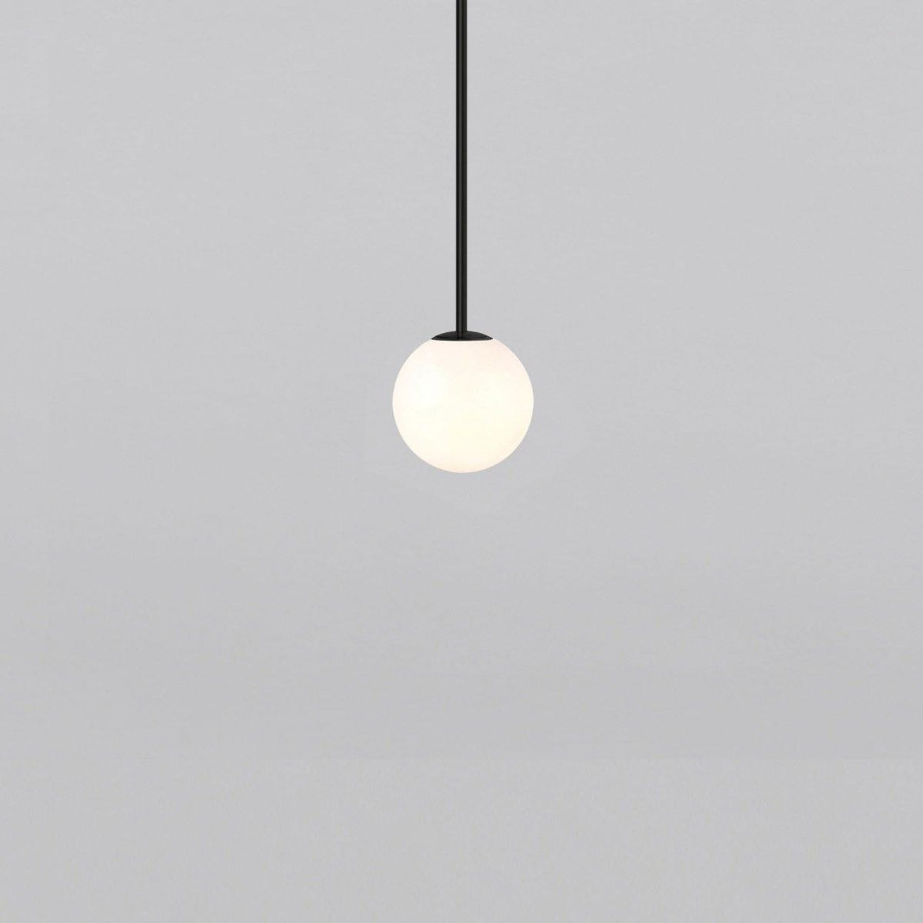 Modern Glossy Glass Pendant Light with Integrated LED | Selectable Light Tones for Kitchen or Dining Room 9