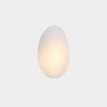 Modern Gold-Toned Glass Wall Sconce | Warm White Hardwired Light for Living Room 0