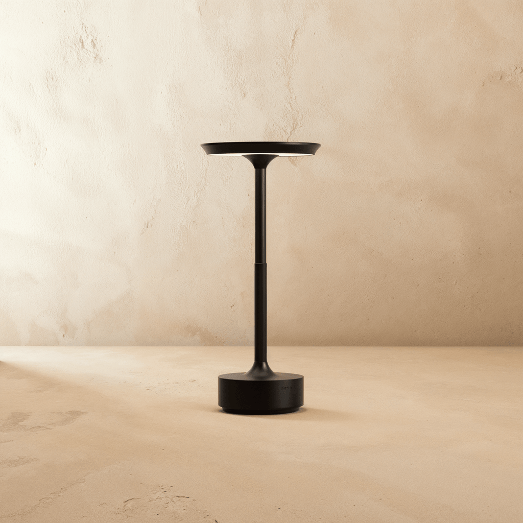 Modern Iron Art Table Lamp with Acrylic Shade | USB Charging 3 Colour Temperatures for Home Office 0