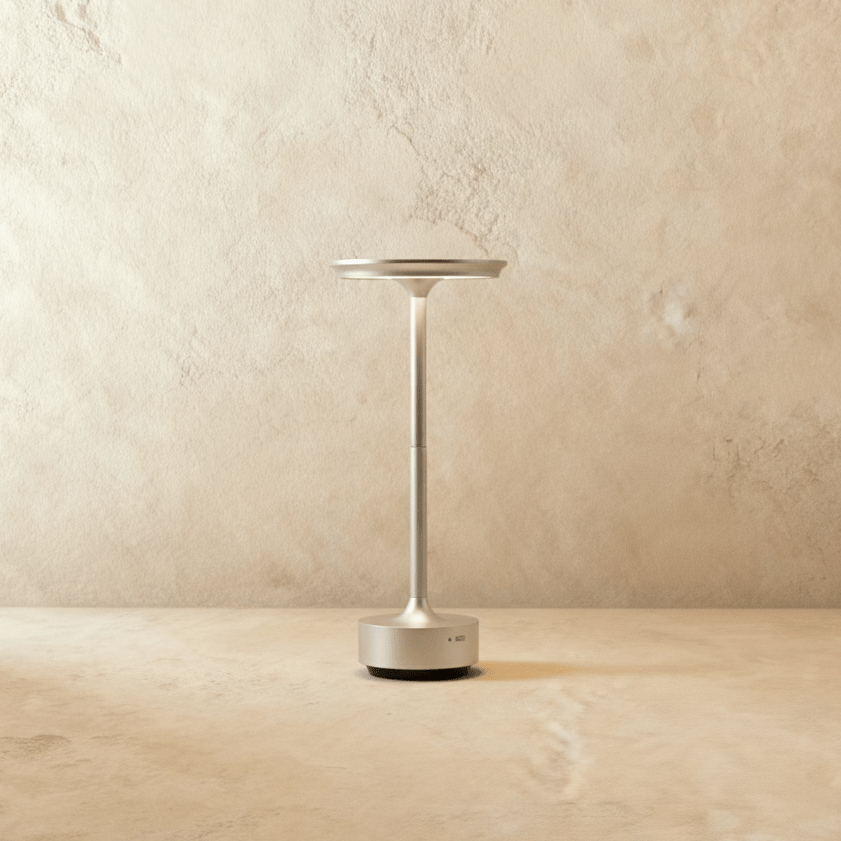 Modern Iron Art Table Lamp with Acrylic Shade | USB Charging 3 Colour Temperatures for Home Office 1
