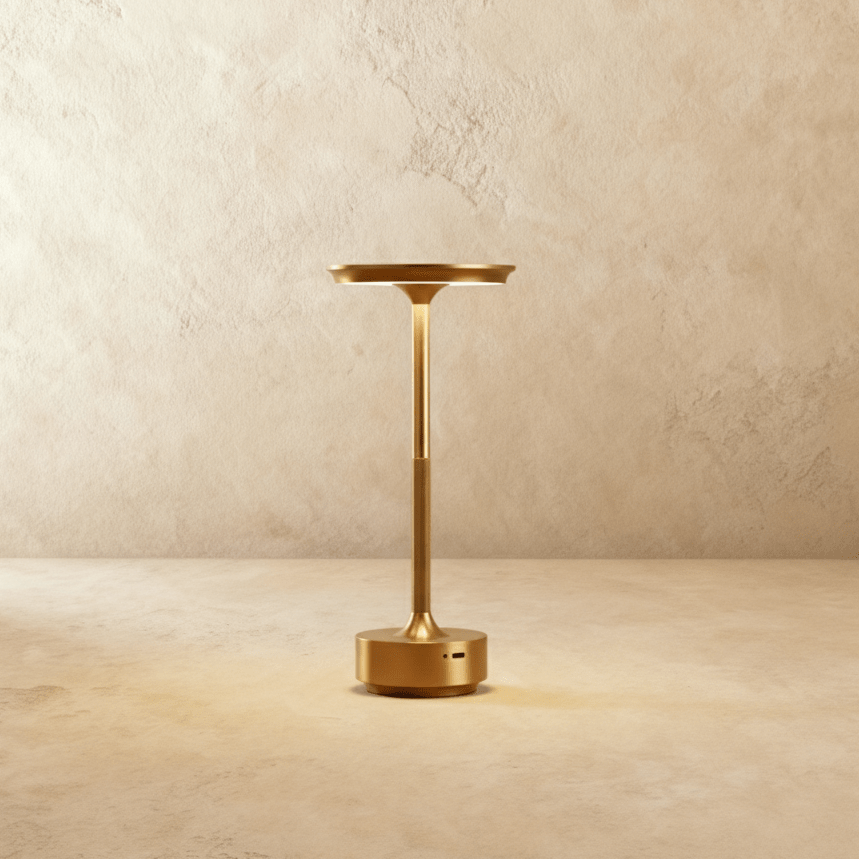 Modern Iron Art Table Lamp with Acrylic Shade | USB Charging 3 Colour Temperatures for Home Office 2