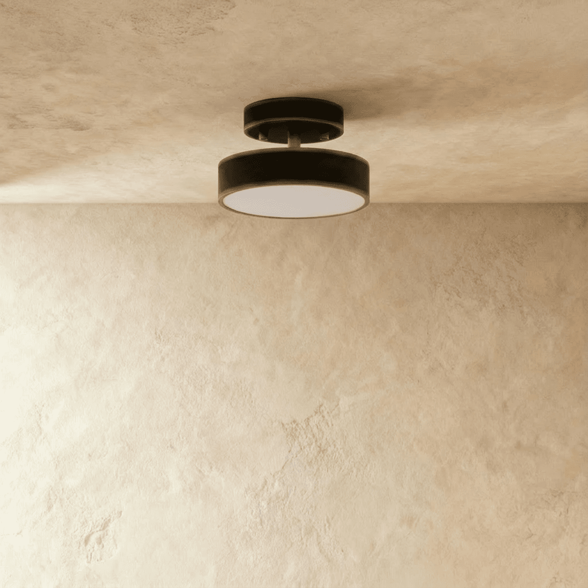 Modern Iron Flush Mount Ceiling Light | LED 3 Color Temperatures for Living Room 2