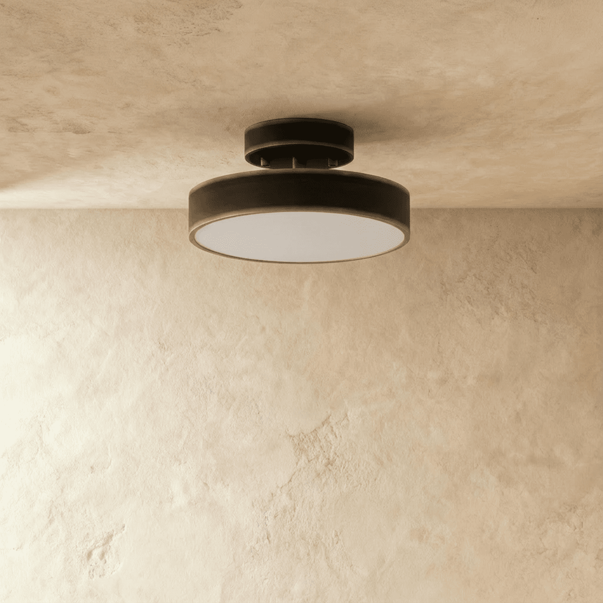 Modern Iron Flush Mount Ceiling Light | LED 3 Color Temperatures for Living Room 3