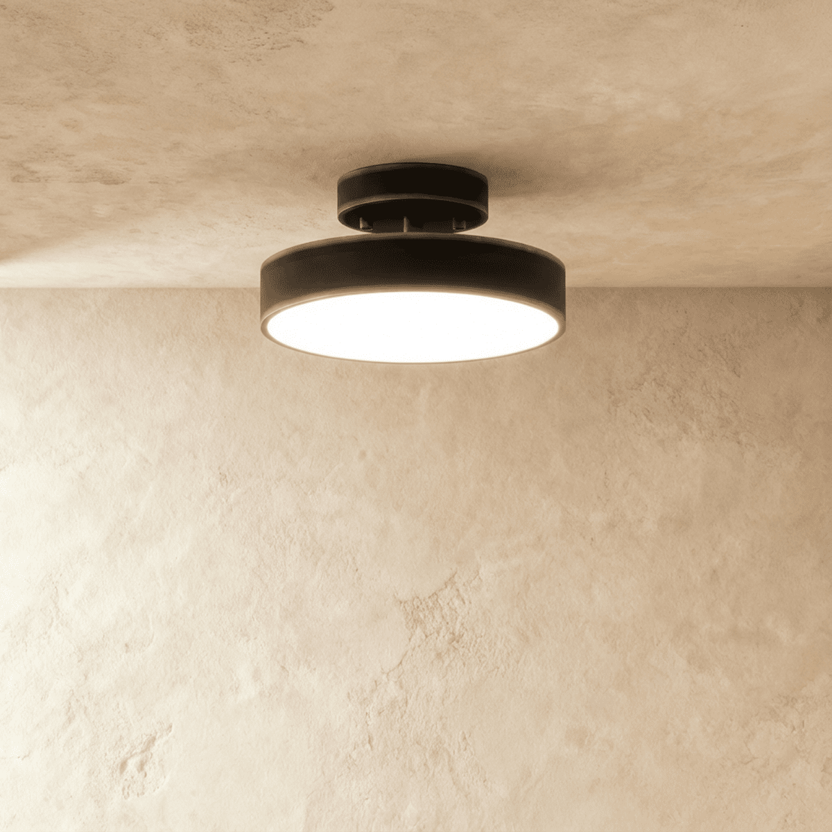 Modern Iron Flush Mount Ceiling Light | LED 3 Color Temperatures for Living Room 6