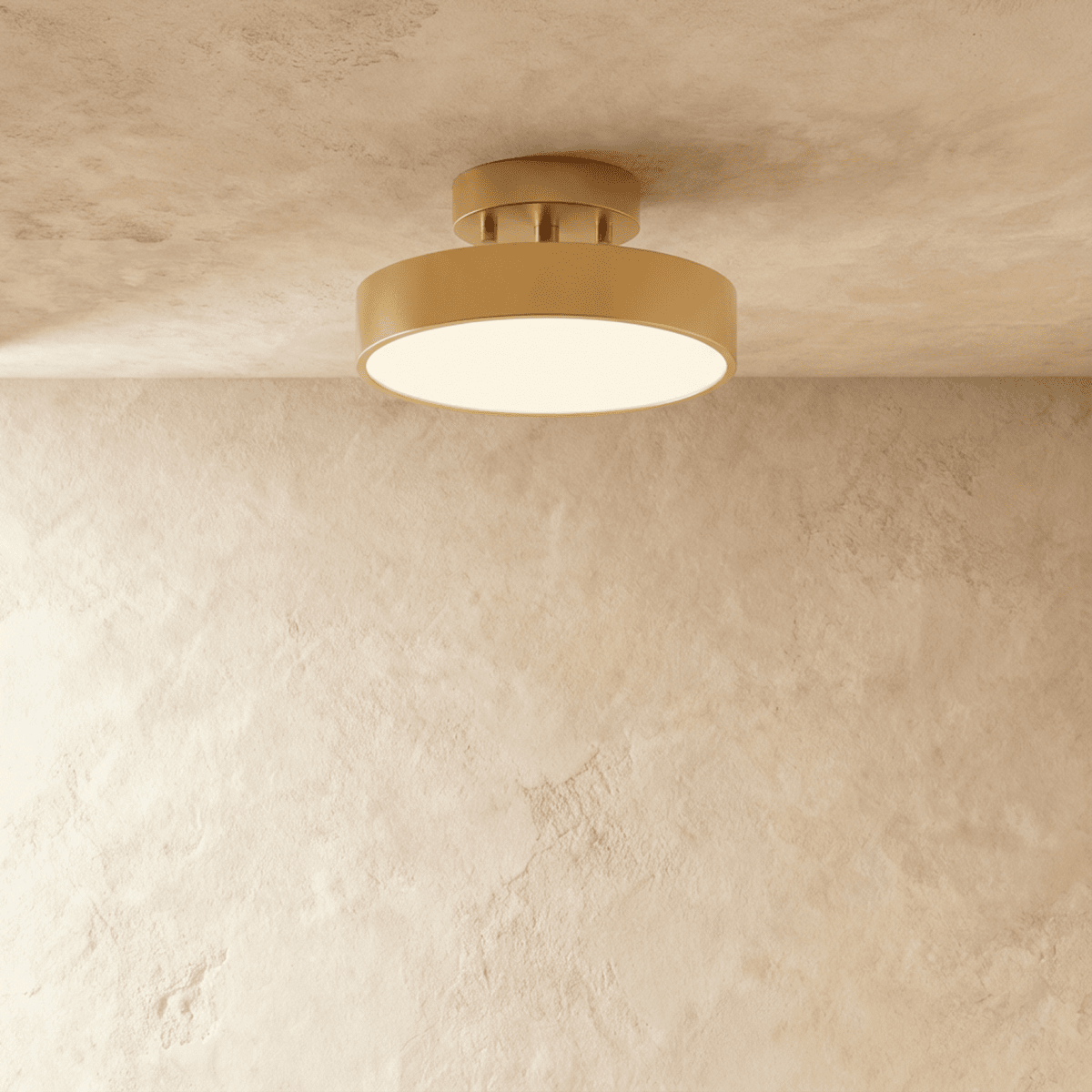 Modern Iron Flush Mount Ceiling Light | LED 3 Color Temperatures for Living Room 7