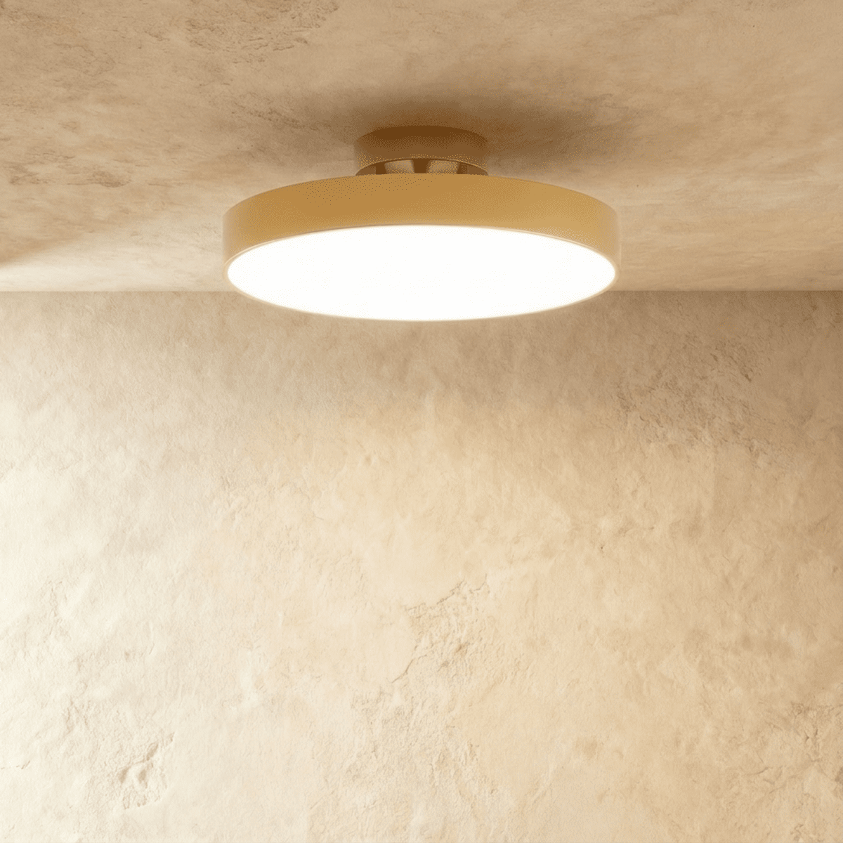 Modern Iron Flush Mount Ceiling Light | LED 3 Color Temperatures for Living Room 9