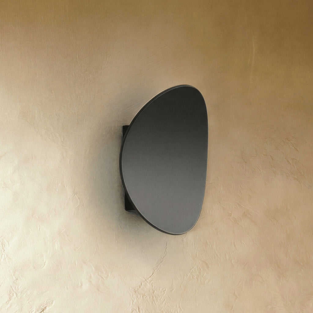 Modern Matte Aluminium Wall Sconce | Hardwired Round Light for Living Room 1