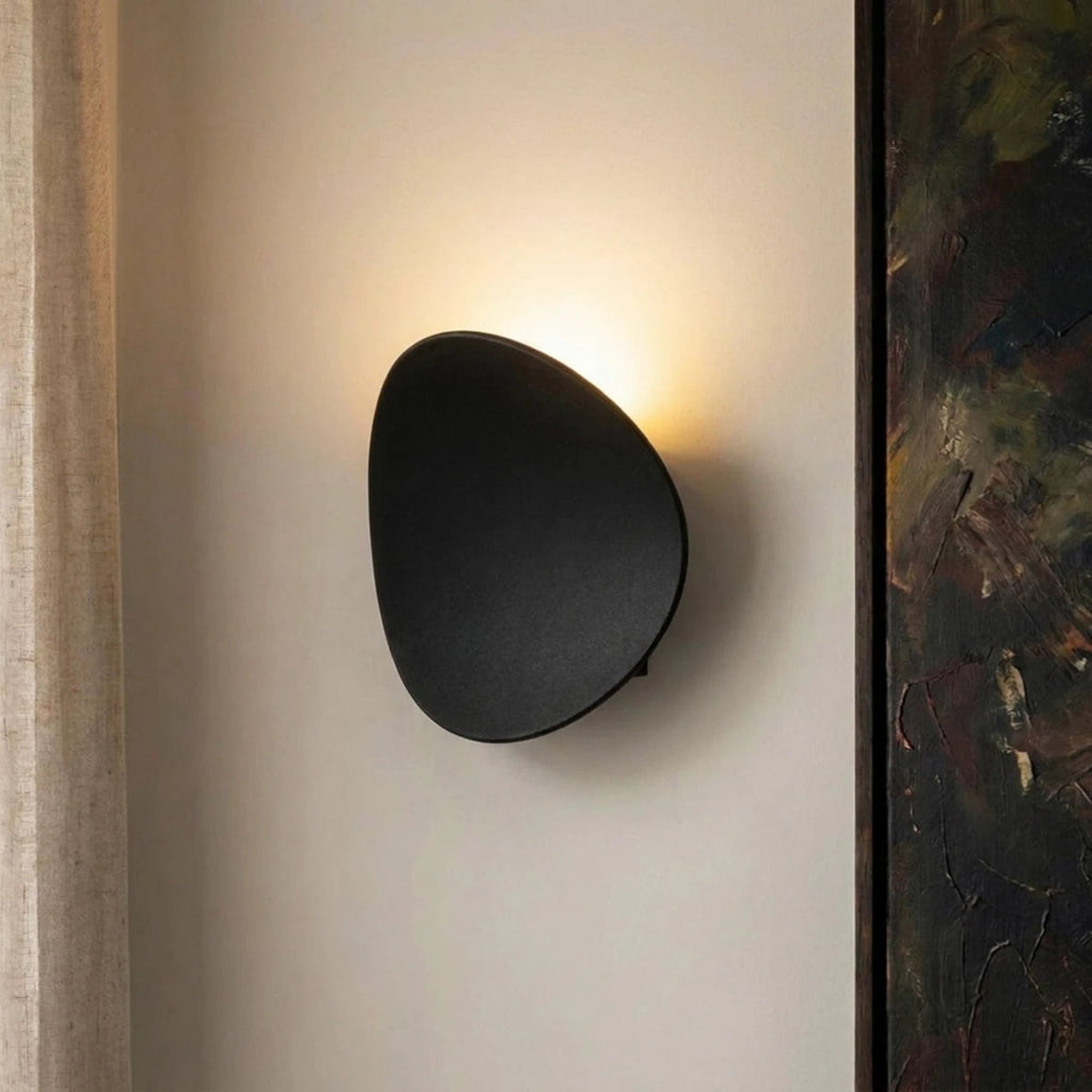 Modern Matte Aluminium Wall Sconce | Hardwired Round Light for Living Room 7