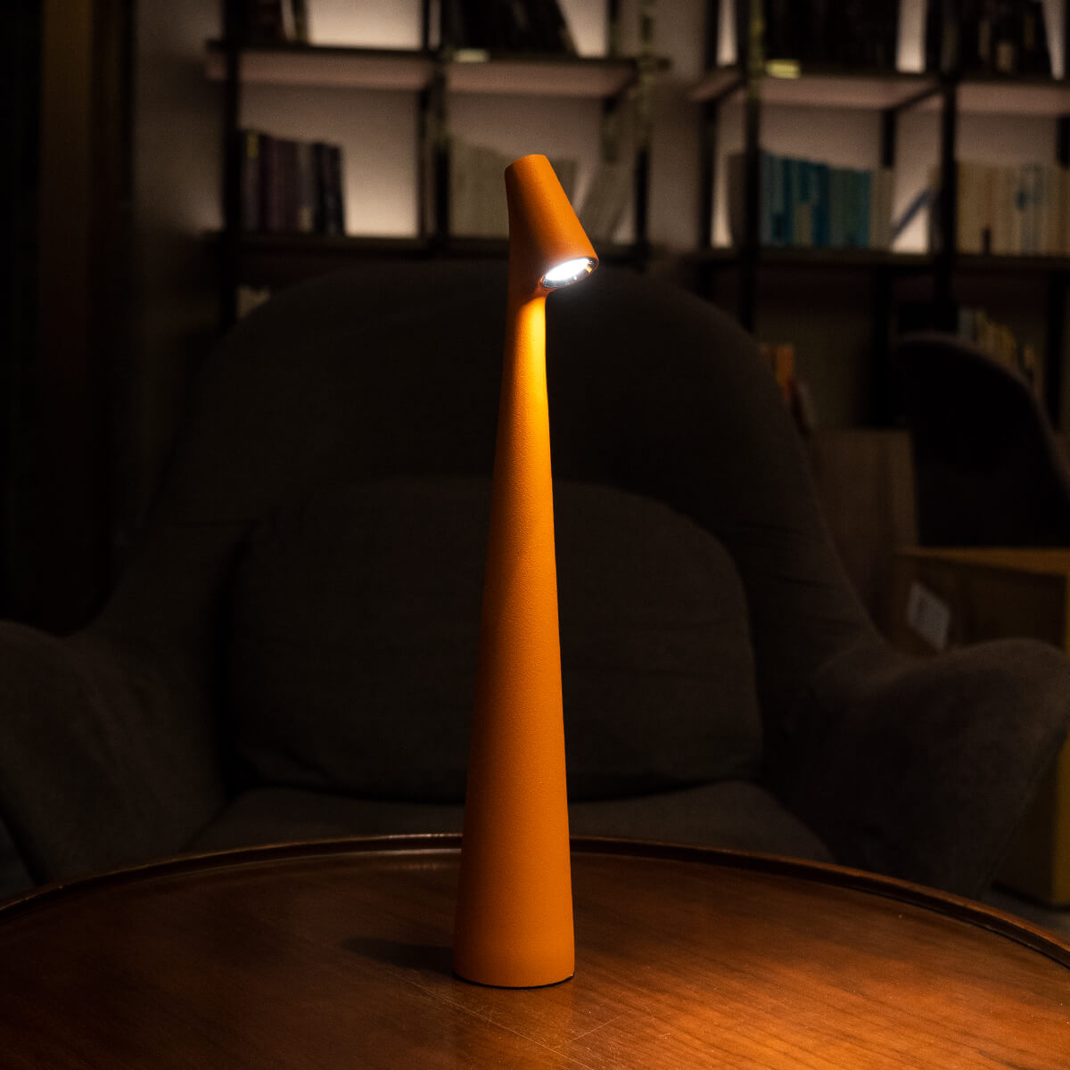 Modern Matte Aluminum Table Lamp | Touch Control Dimmable Battery Operated Light for Bedroom 12