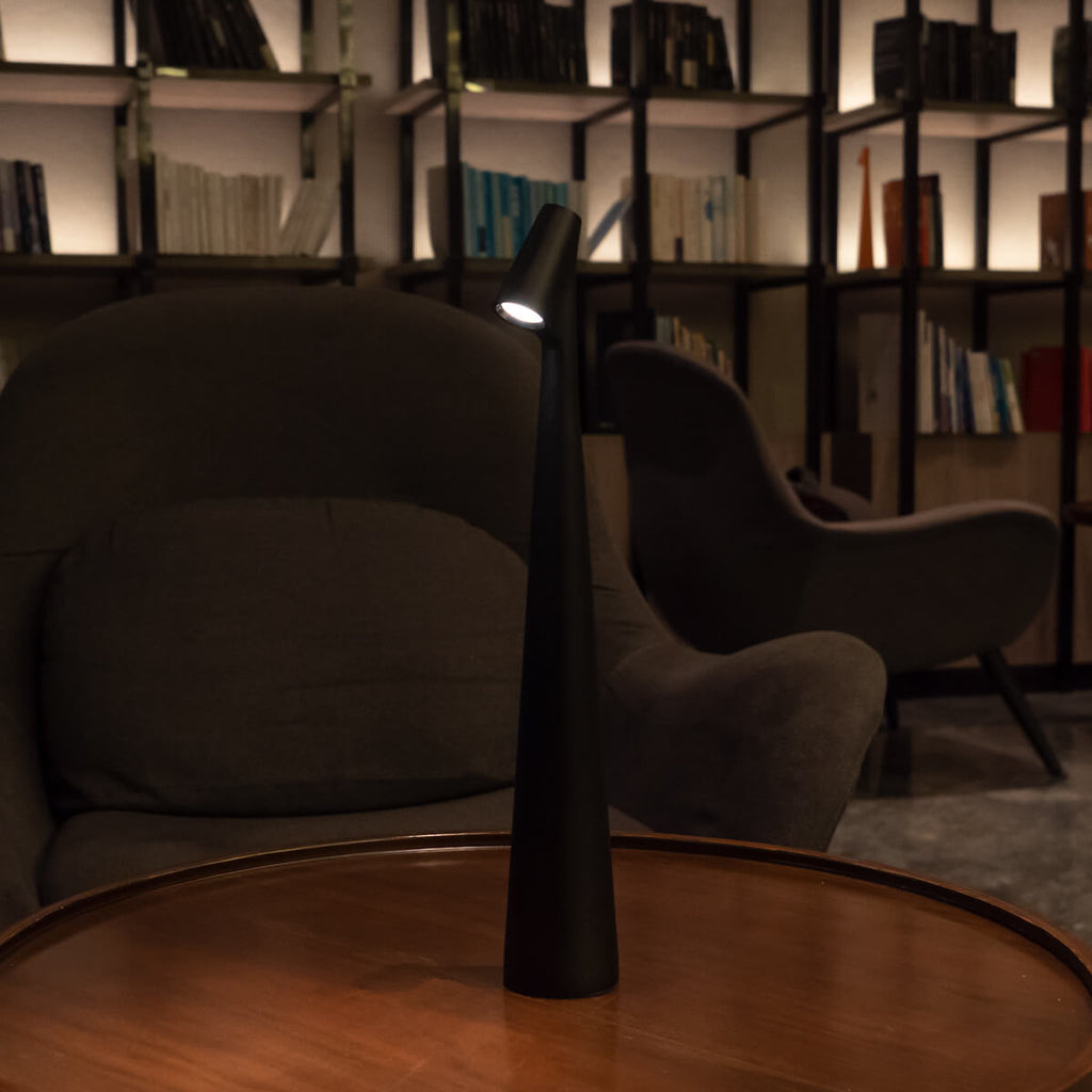 Modern Matte Aluminum Table Lamp | Touch Control Dimmable Battery Operated Light for Bedroom 8