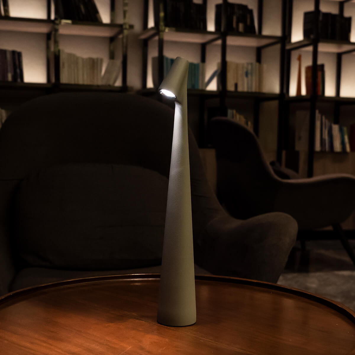 Modern Matte Aluminum Table Lamp | Touch Control Dimmable Battery Operated Light for Bedroom 9