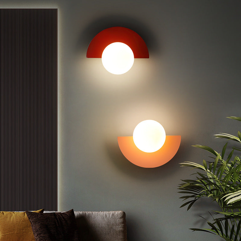Modern Matte Black Metal Wall Sconce | Selectable LED Lighting for Living Room Bedroom Hallway 2