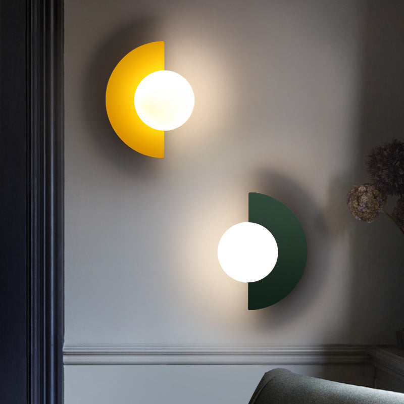 Modern Matte Black Metal Wall Sconce | Selectable LED Lighting for Living Room Bedroom Hallway 3