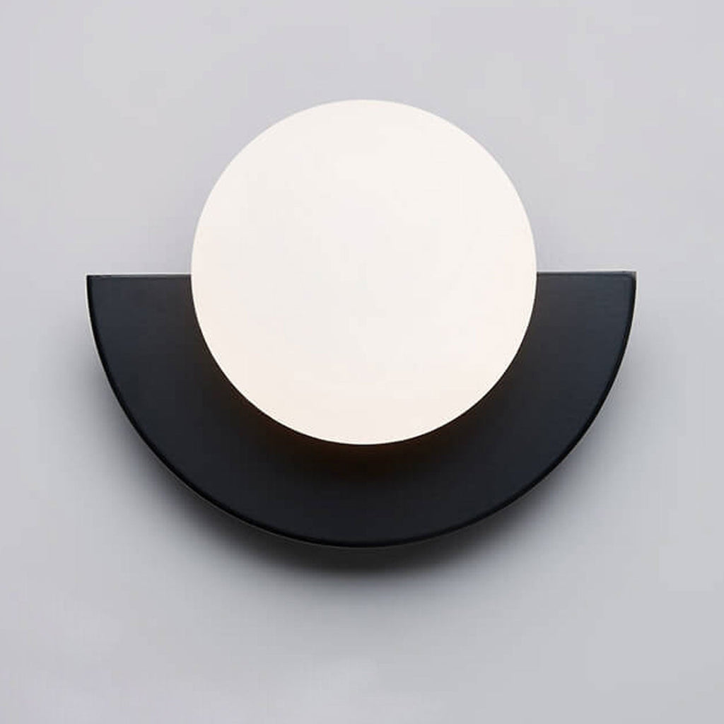Modern Matte Black Metal Wall Sconce | Selectable LED Lighting for Living Room Bedroom Hallway 5