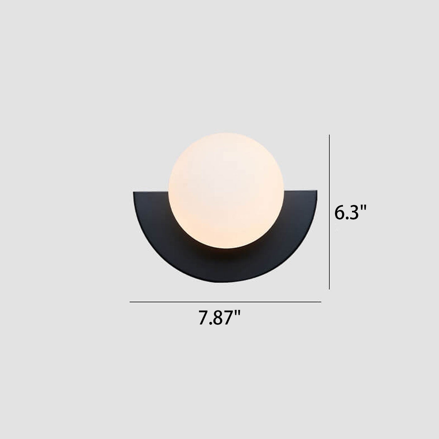 Modern Matte Black Metal Wall Sconce | Selectable LED Lighting for Living Room Bedroom Hallway 8