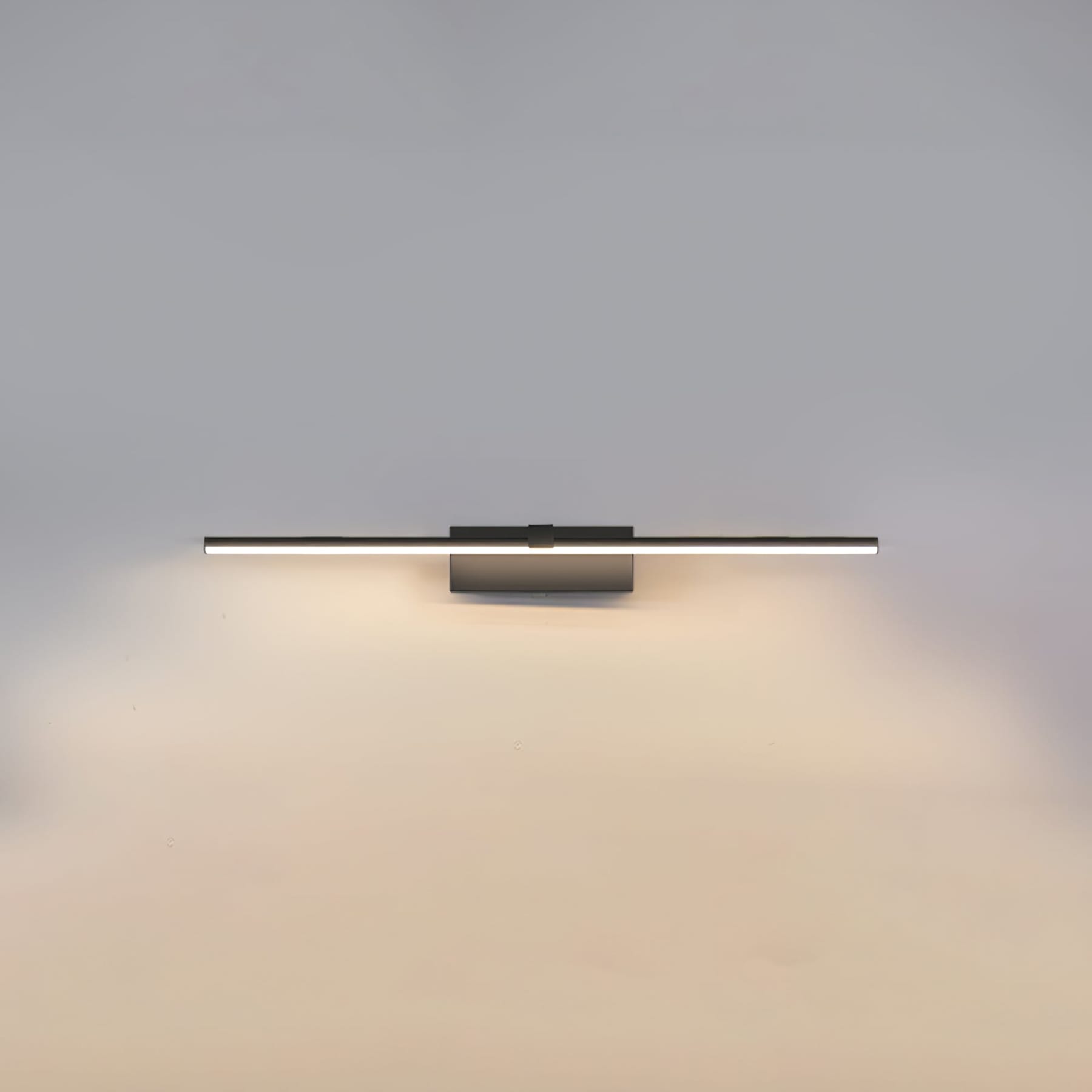 Modern Matte Iron Linear Wall Sconce | Integrated LED with Tri-Colour Light for Hallway 0